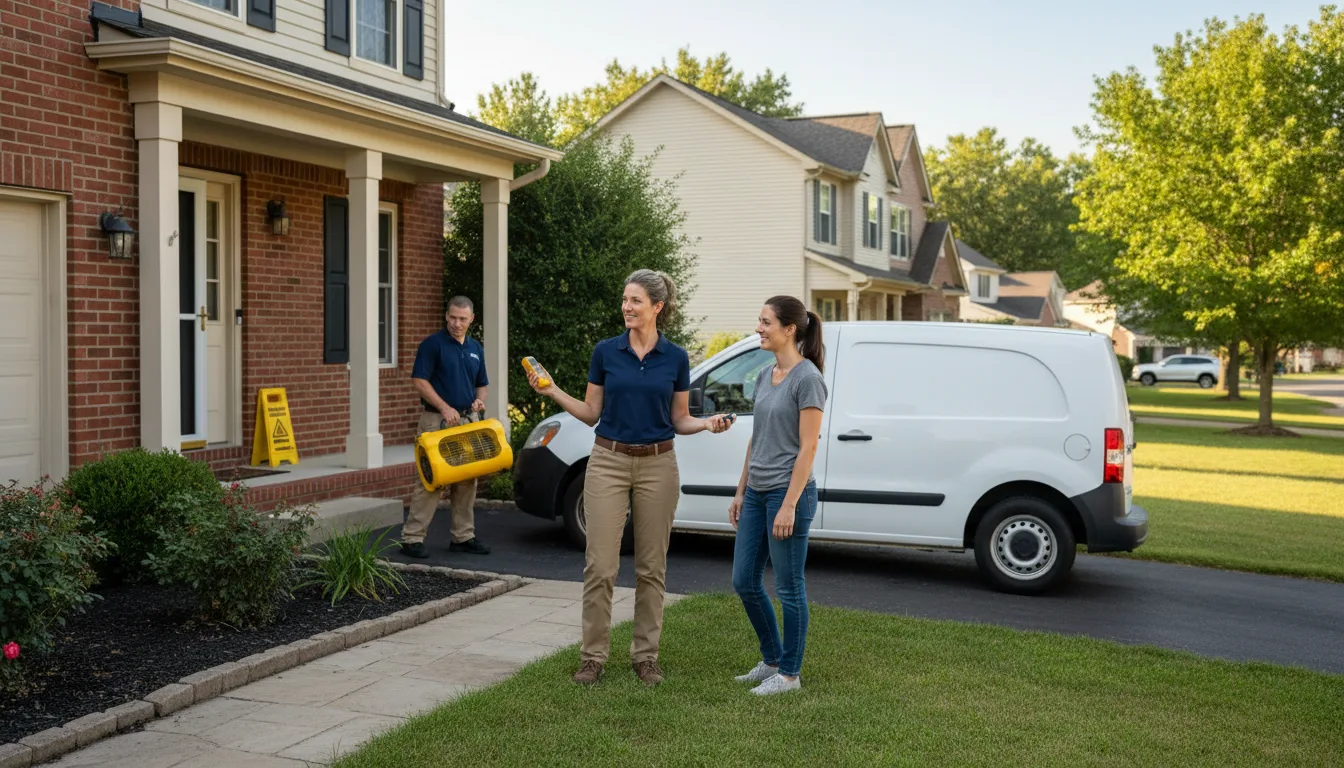 Residential water damage restoration in Morgan City, LA